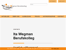 Tablet Screenshot of fachschule-wuppertal.de